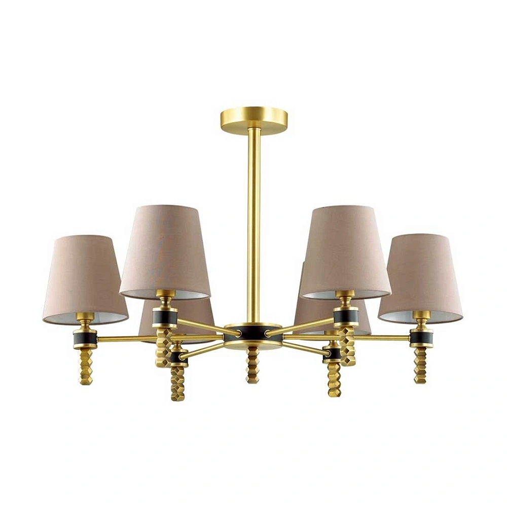 Люстра Lumion Neoclassic LN20 102 4429/6C античная латунь,бежевый MONTANA от гипермаркета ТАТАЕВ