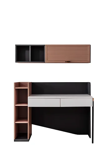 картинка Стол рабочий Avsa Young Workstation(Left Shelf Block) Weltew  являющийся официальным дистрибьютором в России 