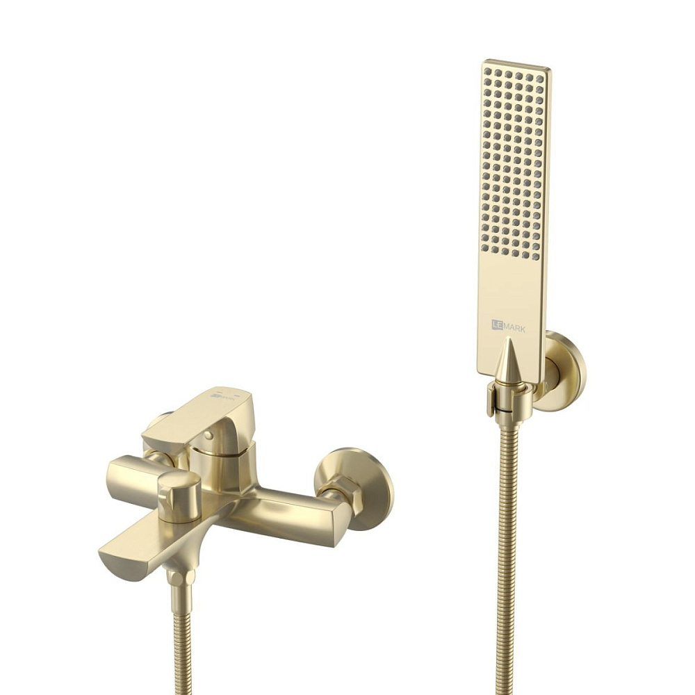 картинка Смеситель для ванны Ursus с монолитным изливом LM7214BG Lemark 