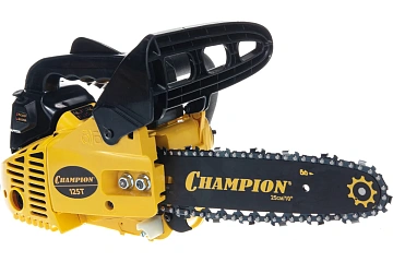 картинка Бензопила 125Т-10"-3/8-1,3-40E (0.7кВт 25,4см*3 3,2кг) Champion  являющийся официальным дистрибьютором в России 