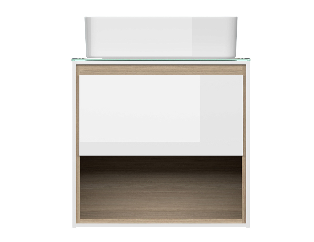 картинка Тумба подвесная Louna 60 со столешницей Cersanit 