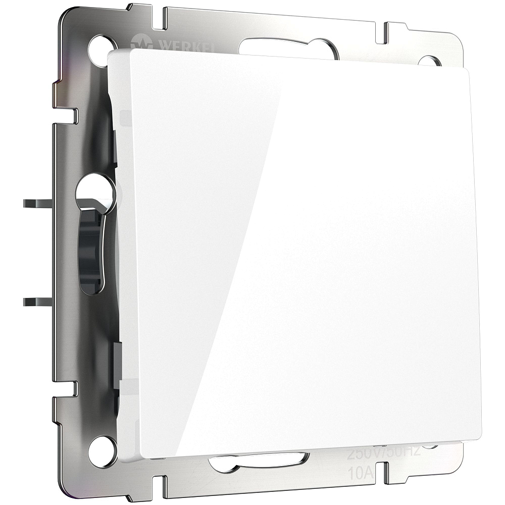 картинка Выключатель одноклавишный белый WL01-SW-1G W1110001 Werkel 028643 051138 