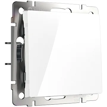 картинка Выключатель одноклавишный белый WL01-SW-1G W1110001 Werkel 028643 051138  являющийся официальным дистрибьютором в России 