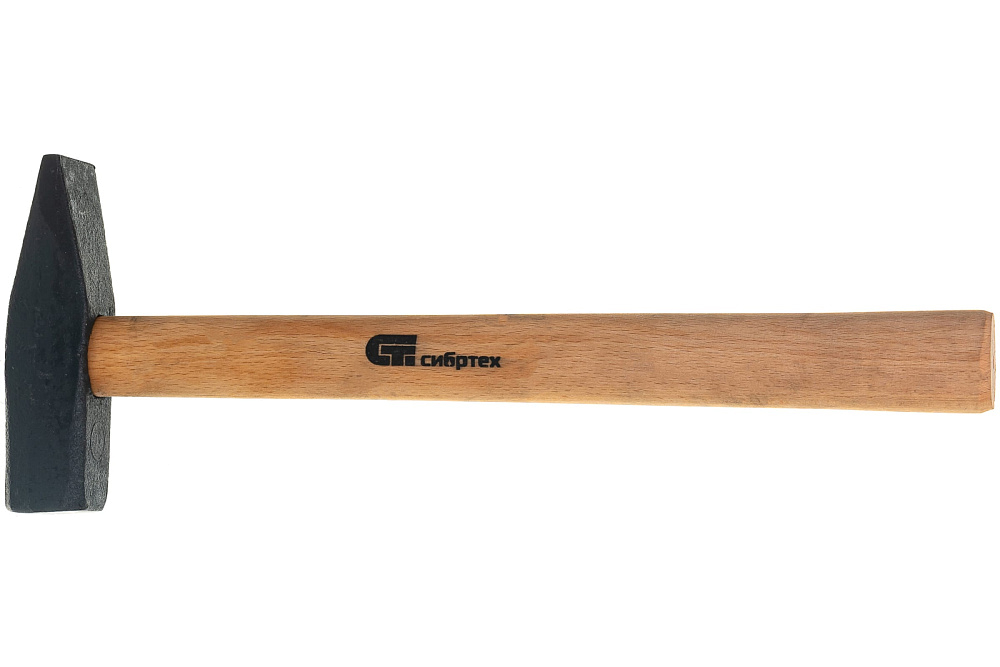 картинка Молоток слесарный деревянная рукоятка Сибртех 600г 10219 
