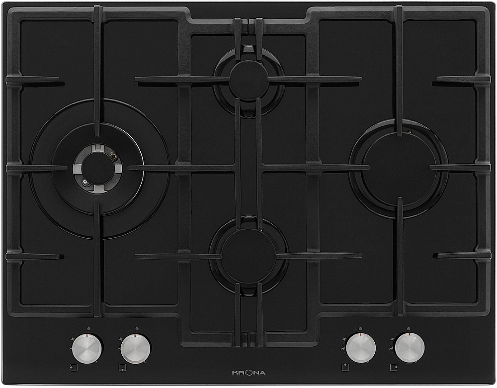 картинка Варочная поверхность газовая Krona Ritter 67/60 BL KRGH16 