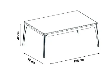картинка Стол журнальный Zirkon Coffee Table Weltew  являющийся официальным дистрибьютором в России 