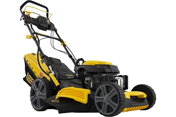 картинка Газонокосилка бензиновая GLD-520SP-VE 196см шир 52см 60л Denzel 58806  являющийся официальным дистрибьютором в России 