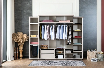 картинка Шкаф Emirgan Wardrobe 6-ти дверный Weltew  являющийся официальным дистрибьютором в России 