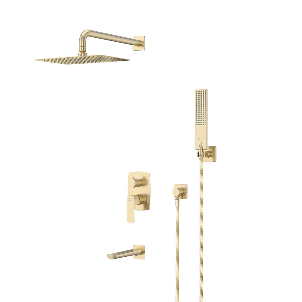 картинка Смеситель для ванны и душа встраиваемый LM7222BG 