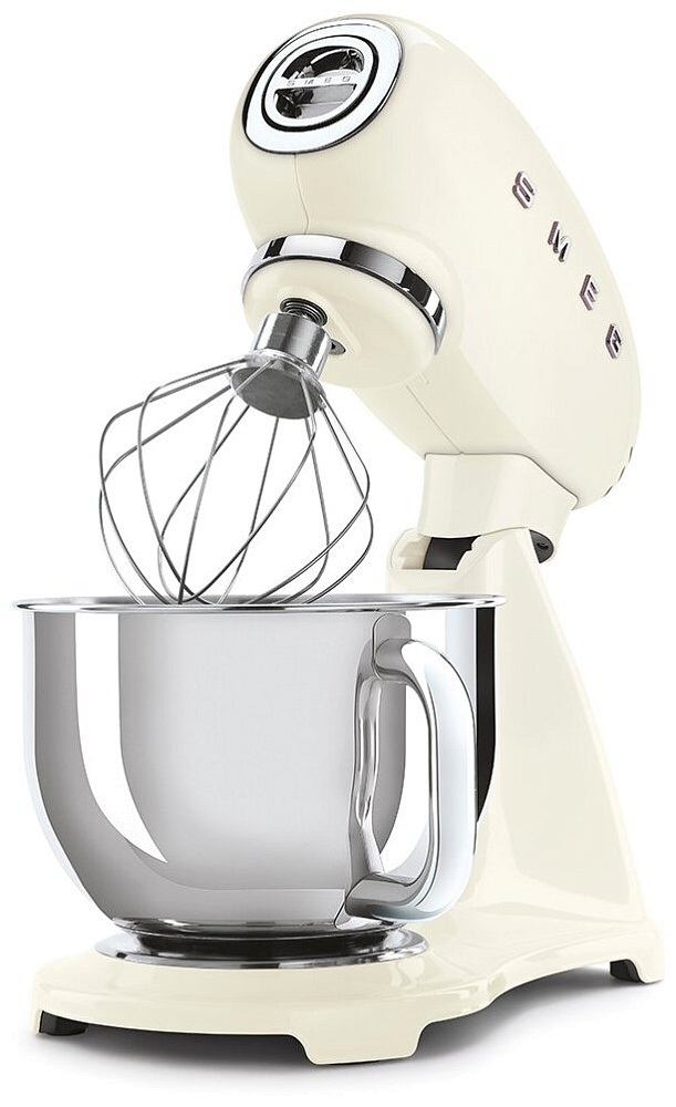 картинка Миксер планетарный Smeg SMF02CREU кремовый 
