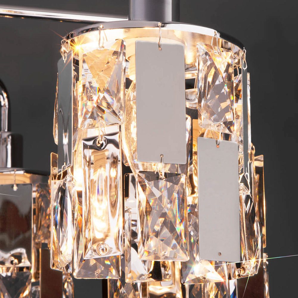 Люстра Strotskis потолочный 10101/5 хром/прозрачный хрусталь от гипермаркета ТАТАЕВ