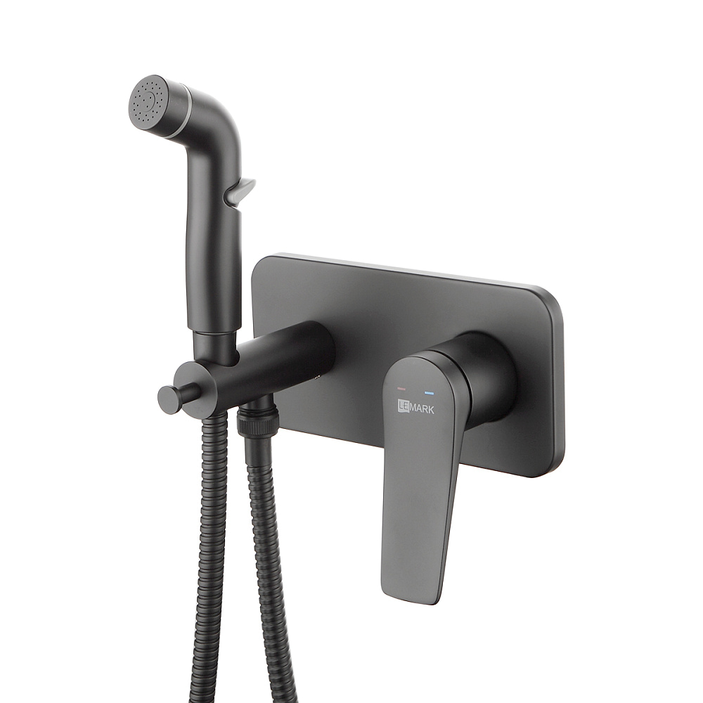 картинка Смеситель с гигиеническим душем LM3720BL Lemark 