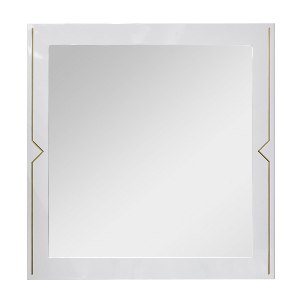 картинка Зеркало Кристал 105 белое золото Leon King 