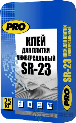 картинка Клей плиточный SR-23 25кг (56)  являющийся официальным дистрибьютором в России 