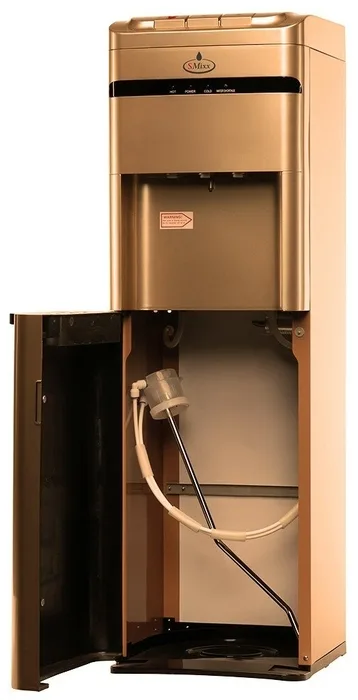 картинка Кулер для воды напольный электронный SMixx HD-1363 B золотой  являющийся официальным дистрибьютором в России 